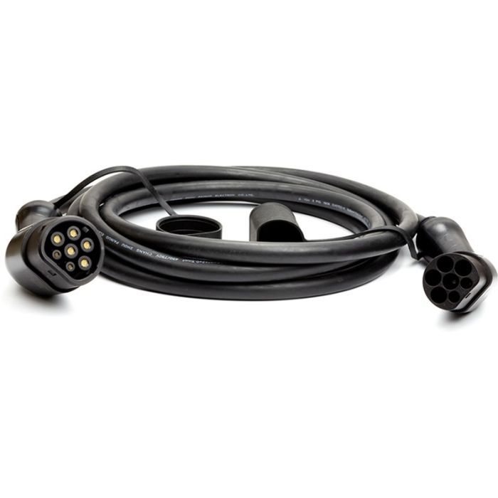 Зарядный кабель для электромобиля HiSmart Type 2, 32A, 22кВт, 3 фазный, 5м (EV200023) изображение 2
