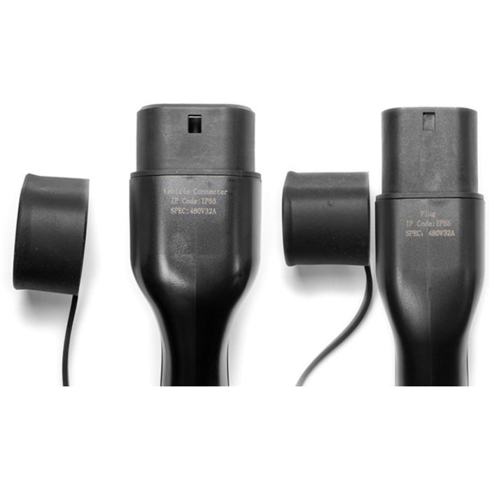 Зарядный кабель для электромобиля HiSmart Type 2, 32A, 22кВт, 3 фазный, 5м (EV200023) изображение 3