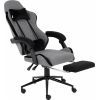 Кресло игровое GT Racer X-2324 Gray/Black (X-2324 Fabric Gray/Black Suede) изображение 5