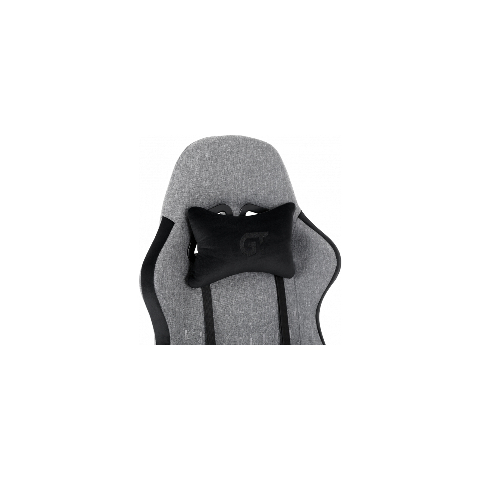 Крісло ігрове GT Racer X-2324 Gray/Black (X-2324 Fabric Gray/Black Suede) зображення 6