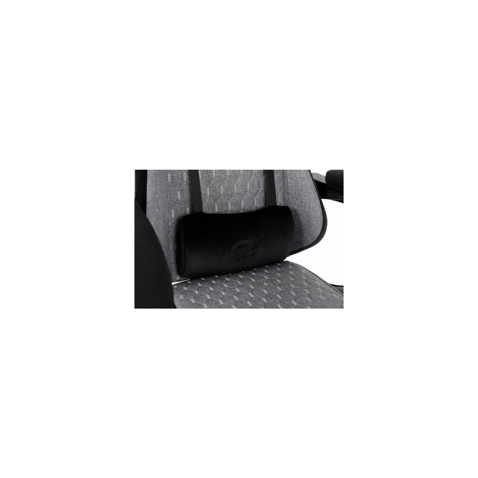 Крісло ігрове GT Racer X-2324 Gray/Black (X-2324 Fabric Gray/Black Suede) зображення 8