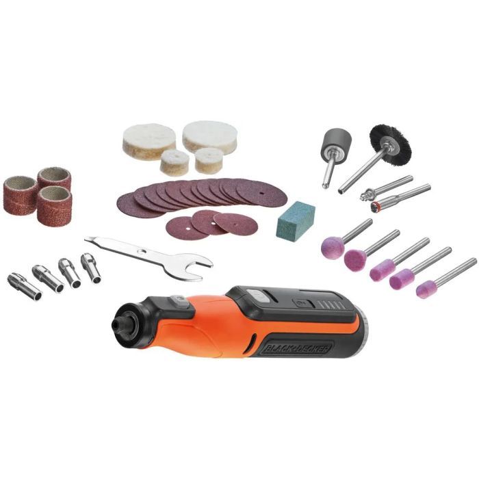 Гравер Black&Decker 29500 об/хв, 7,2V, Li-Ion 1,5Ah (BCRT8I) зображення 10