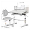 Парта зі стільцем ErgoKids Grey (+полка+лампа) (BD-24 G) зображення 3