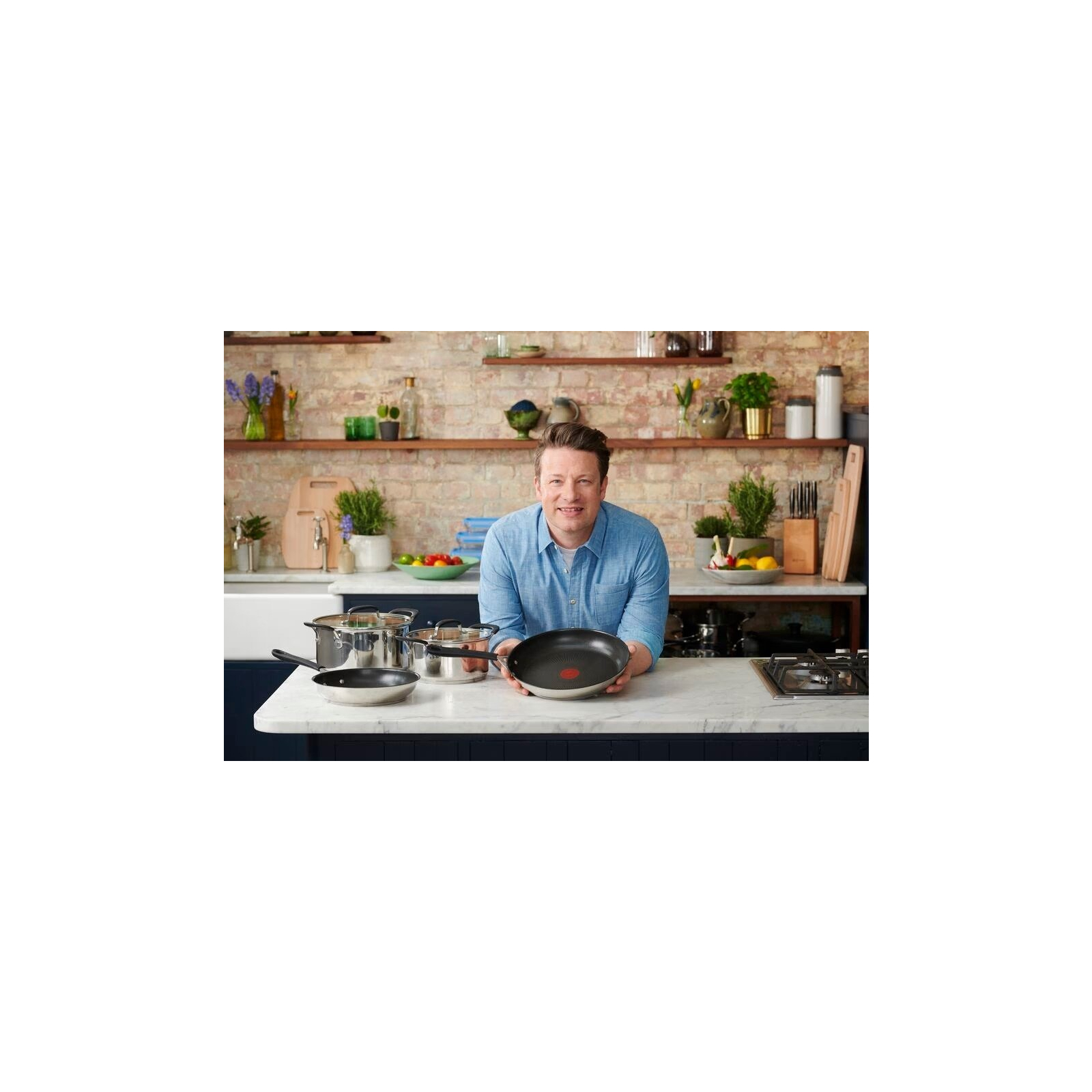Кастрюля Tefal Jamie Oliver Home Cook 5.4 л (E3184655) изображение 7