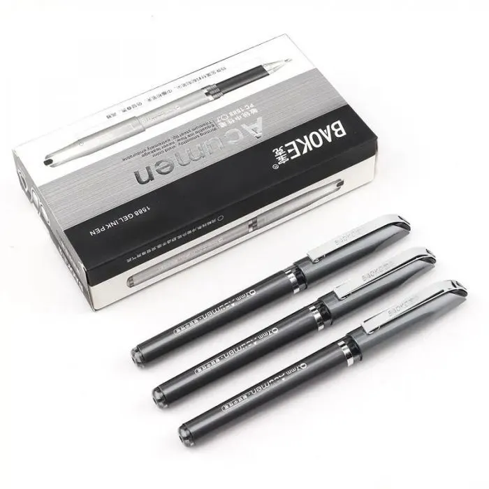 Ручка гелева Baoke Acumen 0.7 мм, синя (PEN-BAO-PC1588-BL) зображення 2