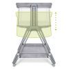 Кроватка Lionelo приставная Luna Grey Concrete (LO-LUNA GREY CONCRETE) изображение 8