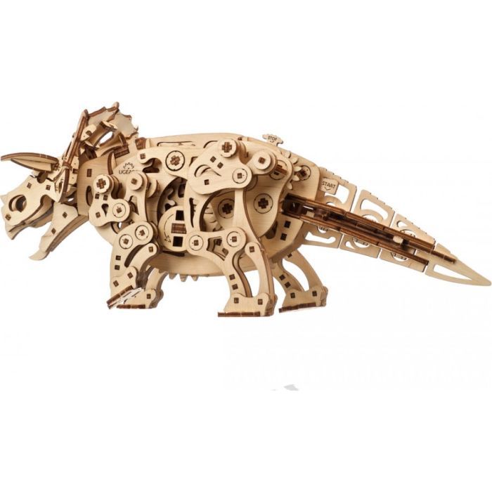 Конструктор Ugears Трицератопс (6337517) изображение 6