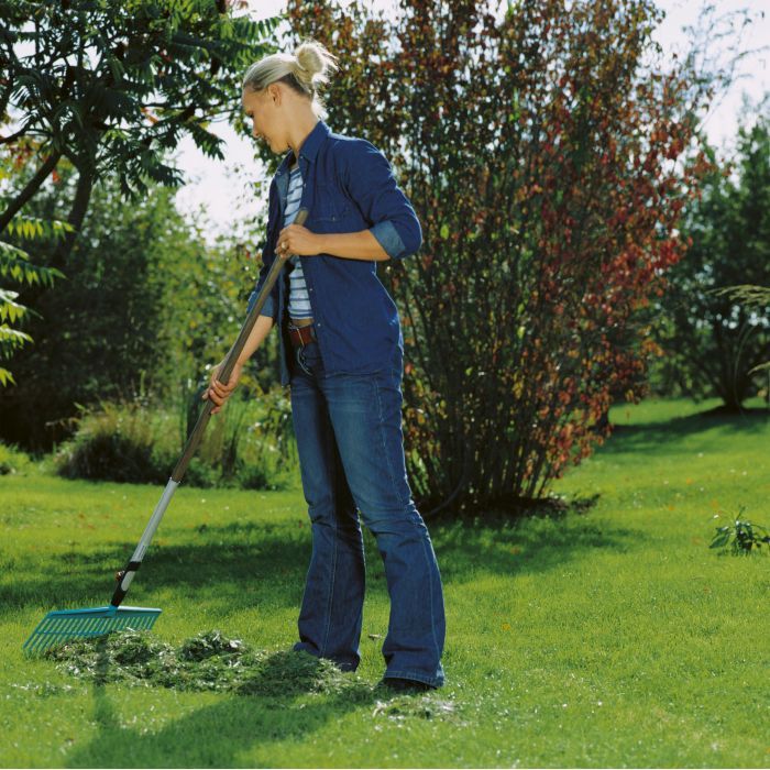 Грабли Gardena Combisystem пластиковые для газонов, 43 см (03101-20.000.00) изображение 2