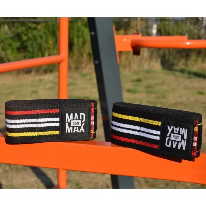 Бинт для спорту MadMax на коліна Knee Wraps Black (MFA-292-U) зображення 2