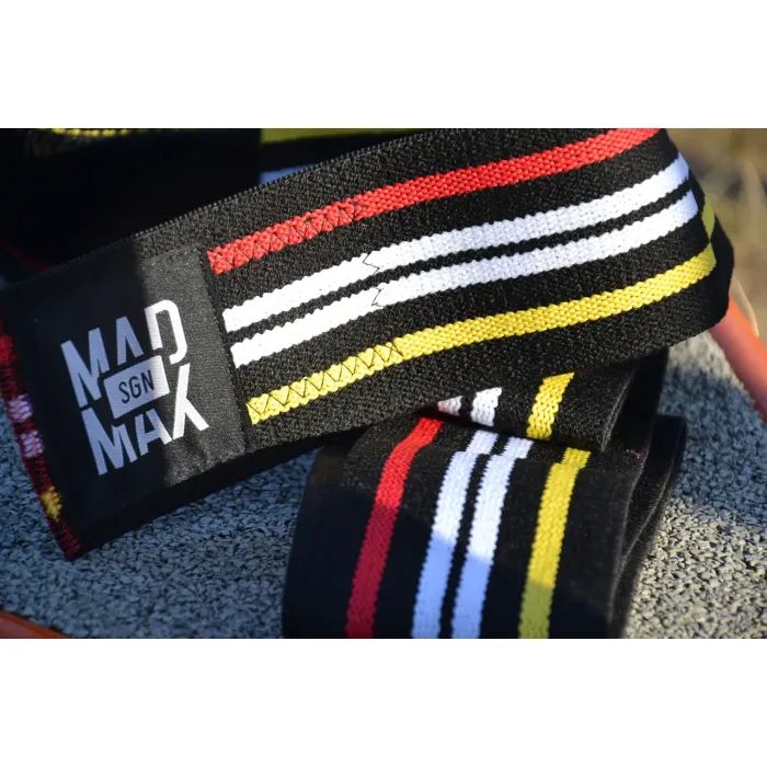 Бинт для спорту MadMax на коліна Knee Wraps Black (MFA-292-U) зображення 8