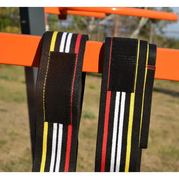 Бинт для спорту MadMax на коліна Knee Wraps Black (MFA-292-U) зображення 9