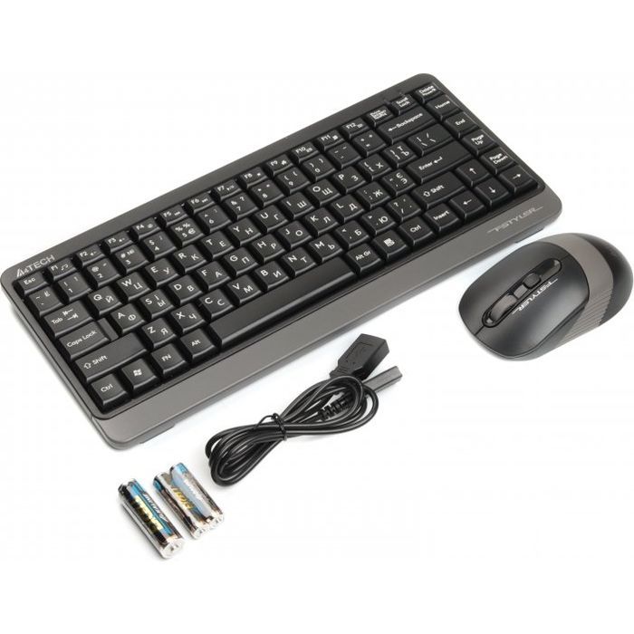 Комплект A4Tech FG1110 Wireless Grey (FG1110 Grey) зображення 2