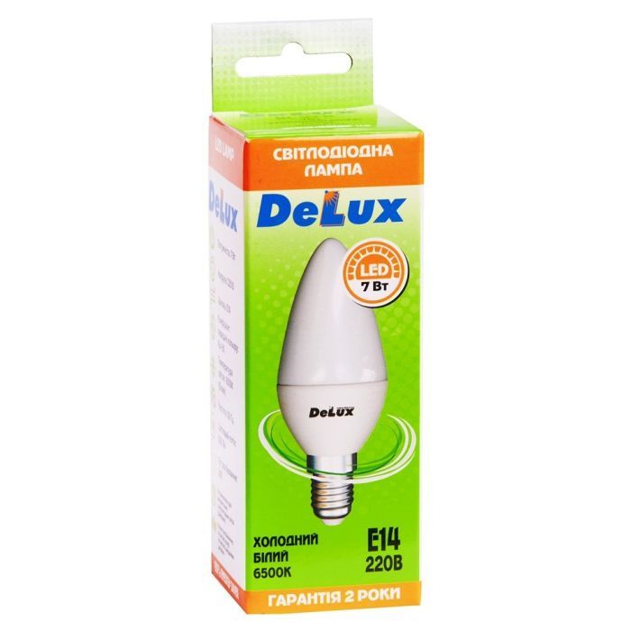 Лампочка Delux BL37B 7Вт 6500K 220В E14 (90020557) изображение 2