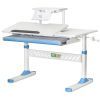 Парта ErgoKids з полицею Blue (TH-310 W/BL + BD-S30 BL)