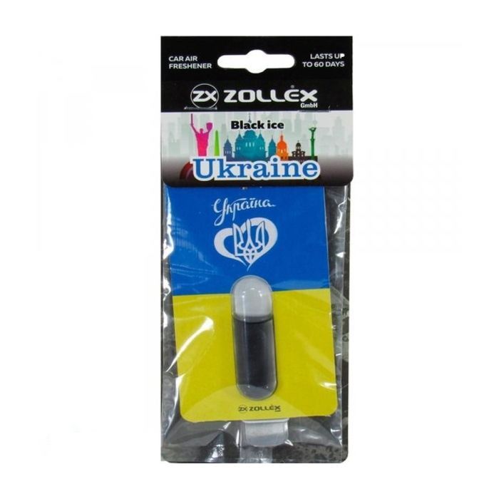 Ароматизатор для автомобиля Zollex UKRAINE Black ice (3931752)