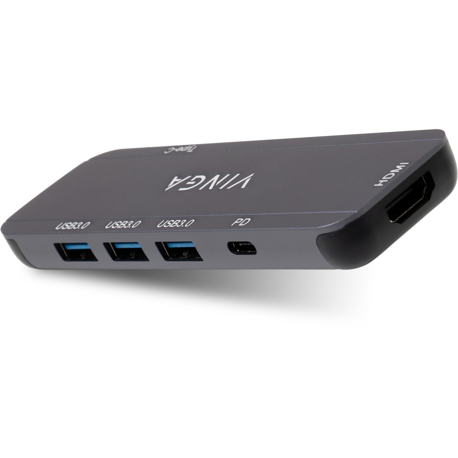 Концентратор Vinga USB-C 3.1 to HDMI+3xUSB3.0+PD100W+USB-C foldable cable (VHYC6FC) зображення 6