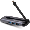 Концентратор Vinga USB-C 3.1 to HDMI+3xUSB3.0+PD100W+USB-C foldable cable (VHYC6FC) зображення 7
