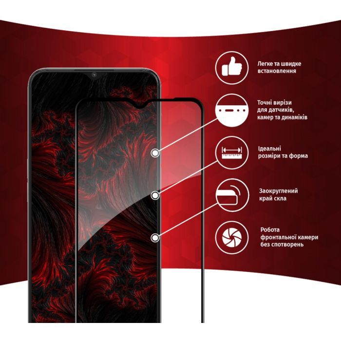 Скло захисне Intaleo Full Glue Oppo A16 (1283126522055) зображення 3