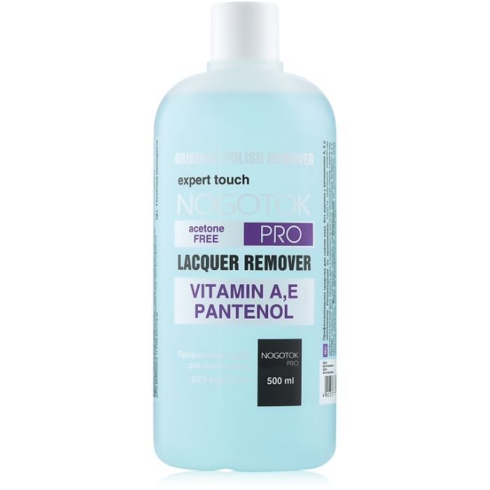 Жидкость для снятия лака Nogotok Professional Lacquer Remover Без ацетона 500 мл (4823077511899)