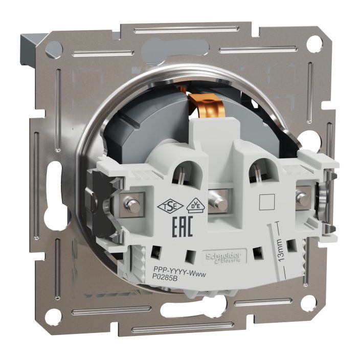 Розетка Schneider Electric ASFORA з кришкою, сталь (EPH3100162) изображение 7
