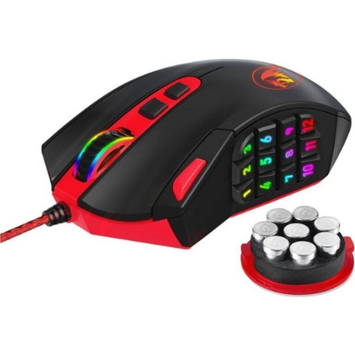 Мышка Redragon M901-2 MMO USB Black (78177)