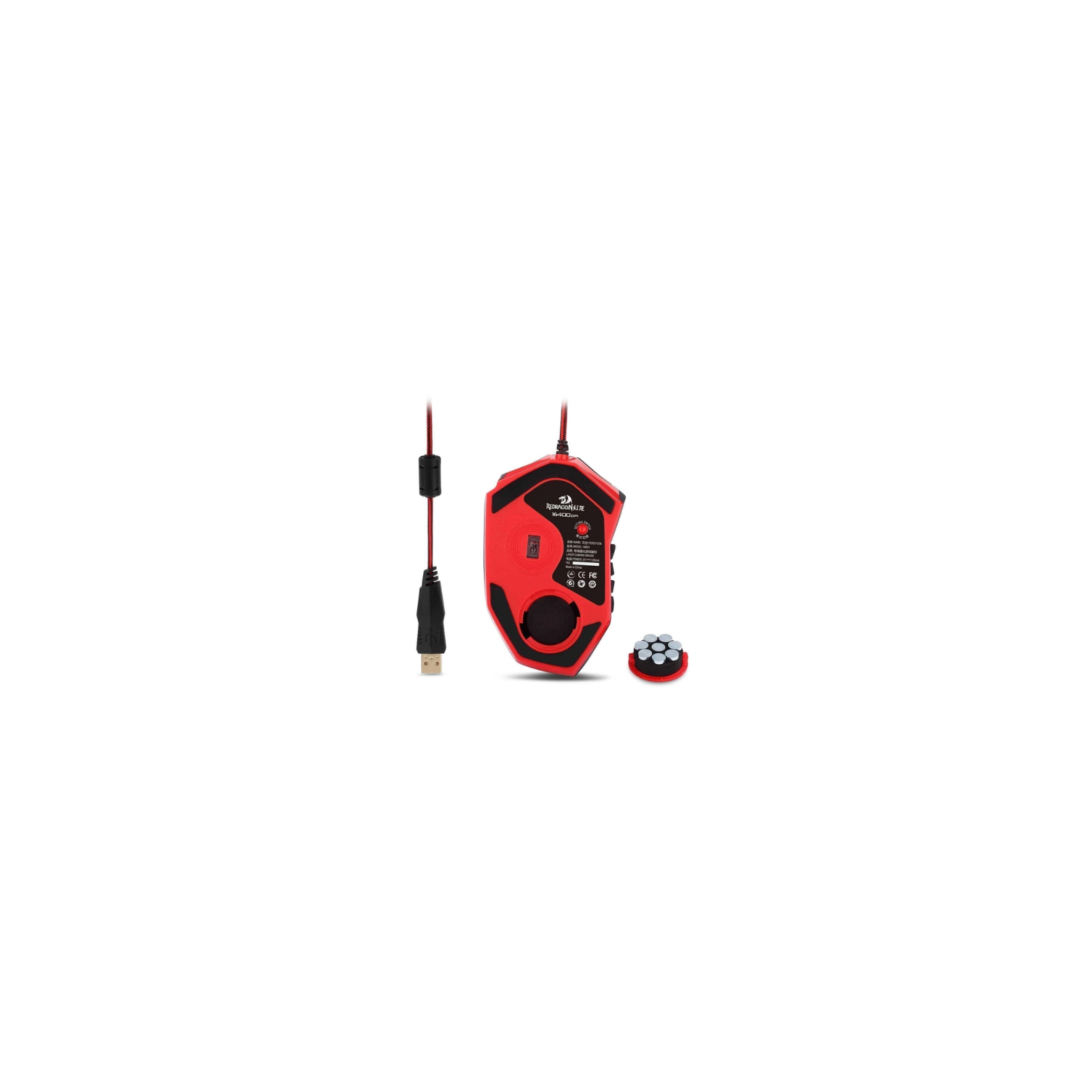 Мишка Redragon M901-2 MMO USB Black (78177) зображення 3