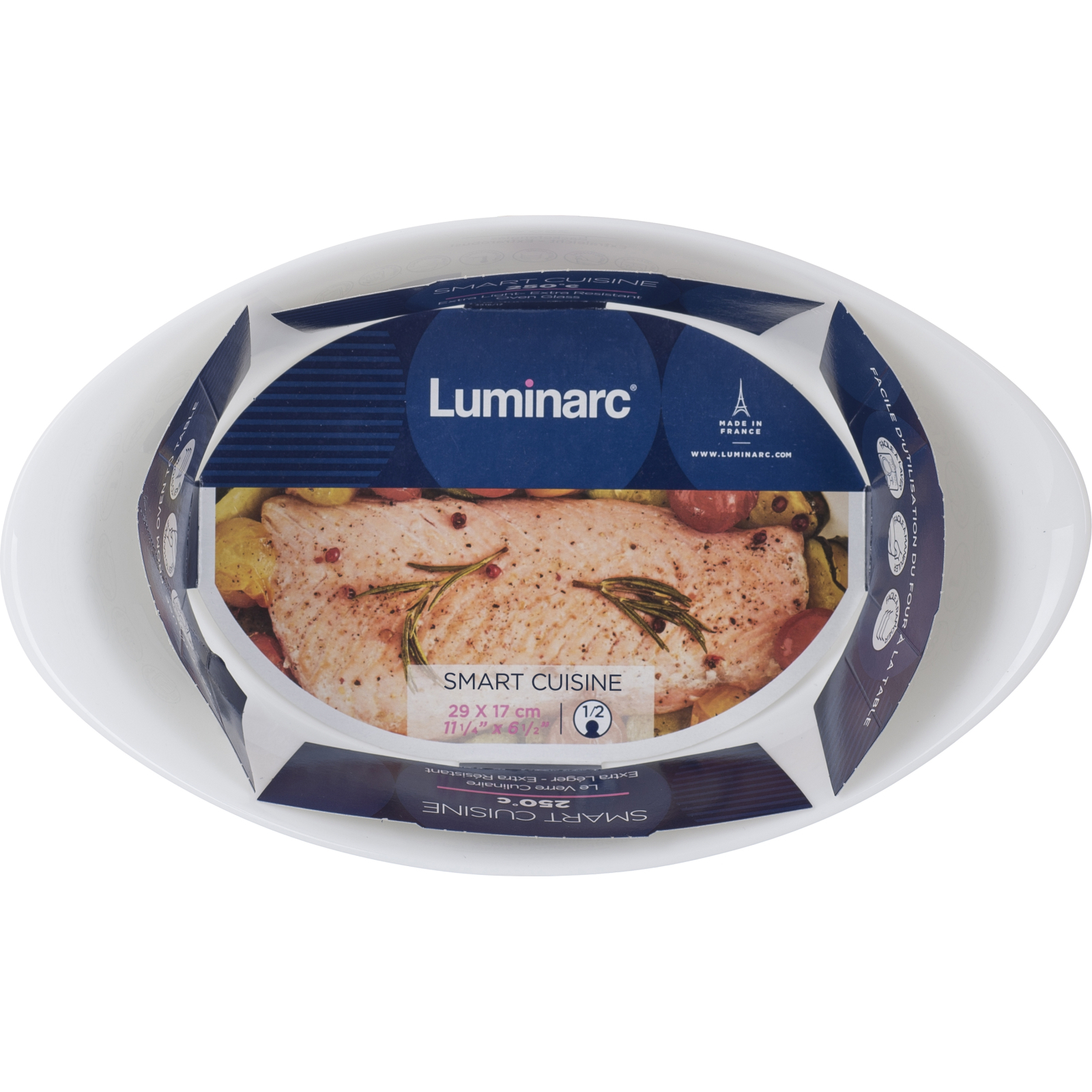 Форма для выпечки Luminarc Smart Cuisine овальна 38 х 23 см (N3486) изображение 3