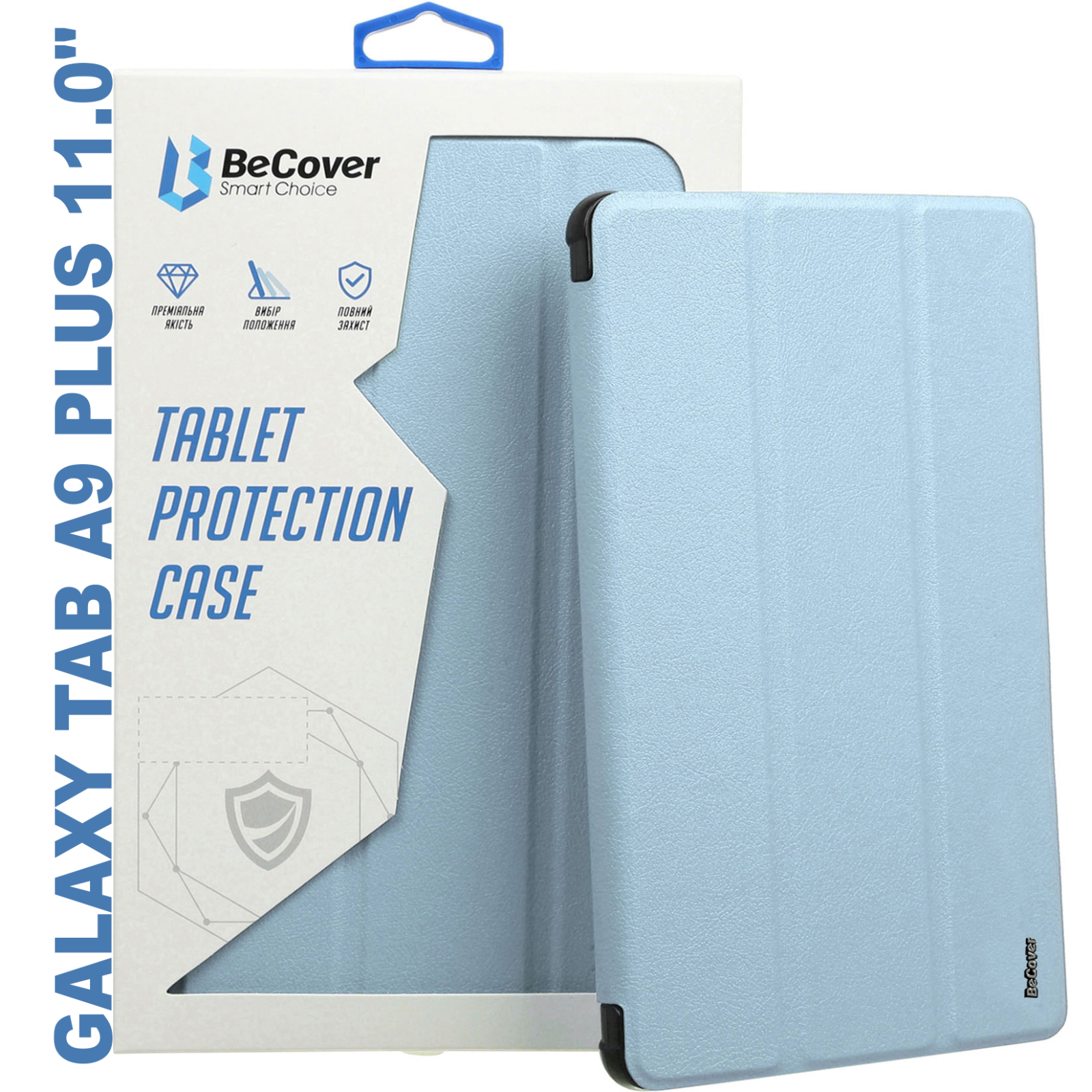 Чехол для планшета BeCover Soft Edge stylus holder Samsung Tab A9 Plus SM-X210/SM-X215/SM-X216 11.0" Dark Green (710368)