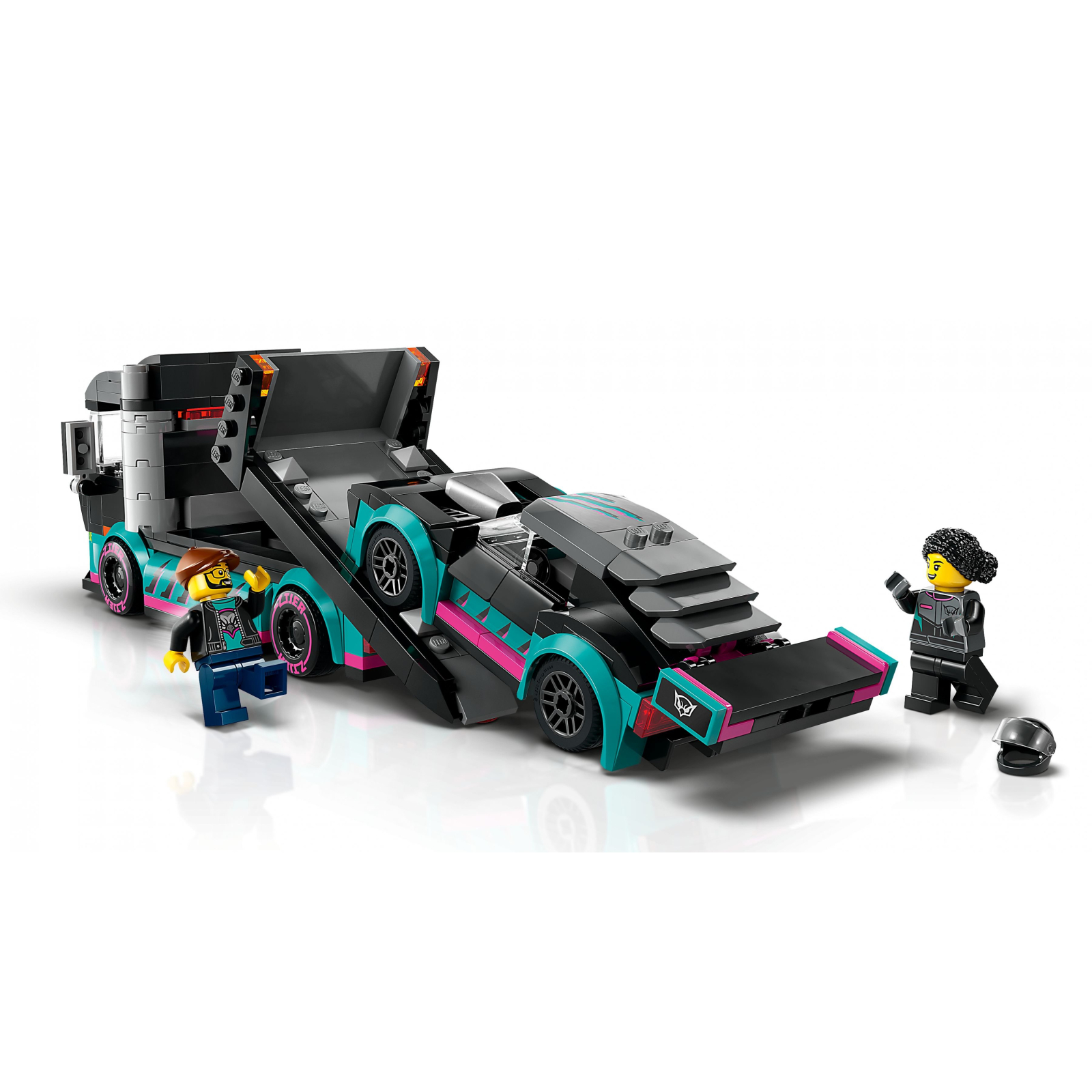 Конструктор LEGO City Автомобіль для перегонів й автовоз 328 деталей (60406) зображення 4