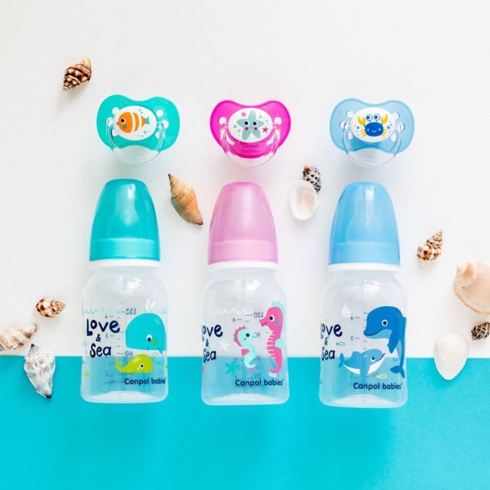 Бутылочка для кормления Canpol babies LOVE&SEA 120 мл PP голубая (59/300) изображение 4