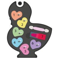 Детская косметика Clementoni Lovely Make Up. Лебедь, серия Crazy Chic (18632) изображение 3