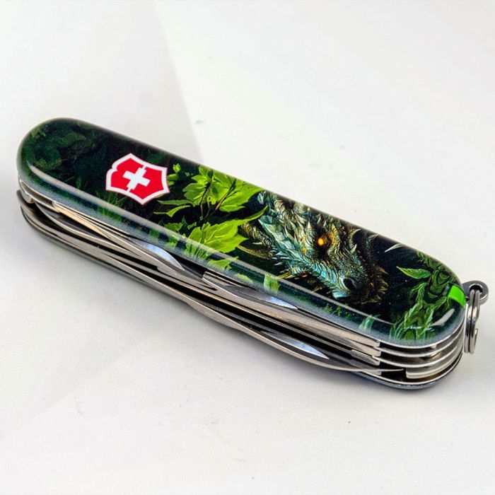 Нож Victorinox Huntsman Zodiac 91 мм Китайський дракон (1.3713_Z3200p) изображение 2