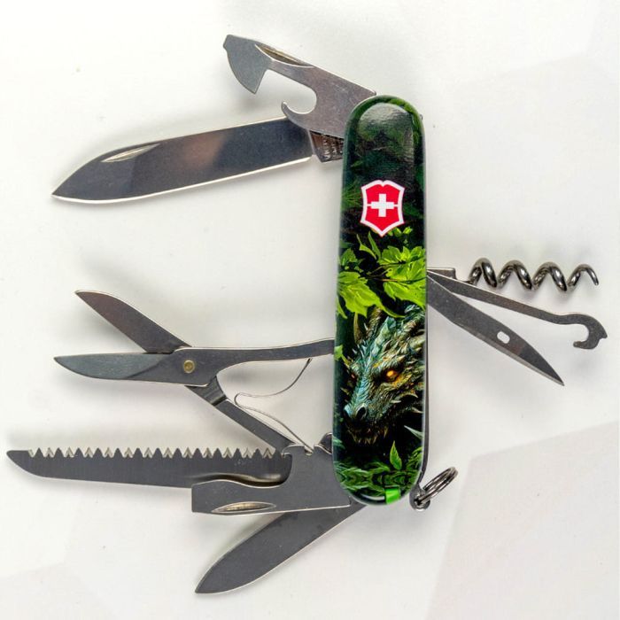 Нож Victorinox Huntsman Zodiac 91 мм Китайський дракон (1.3713_Z3200p) изображение 3
