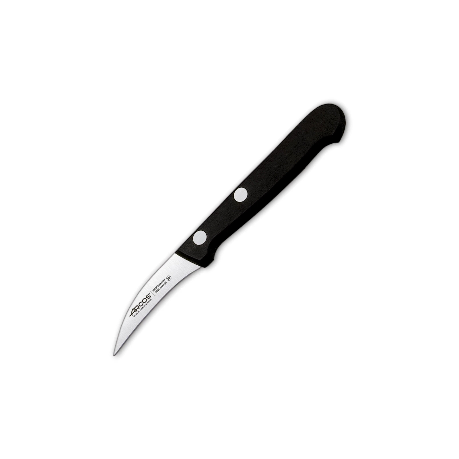 Кухонный нож Arcos Universal для чистки загнутий 60 мм (280004)