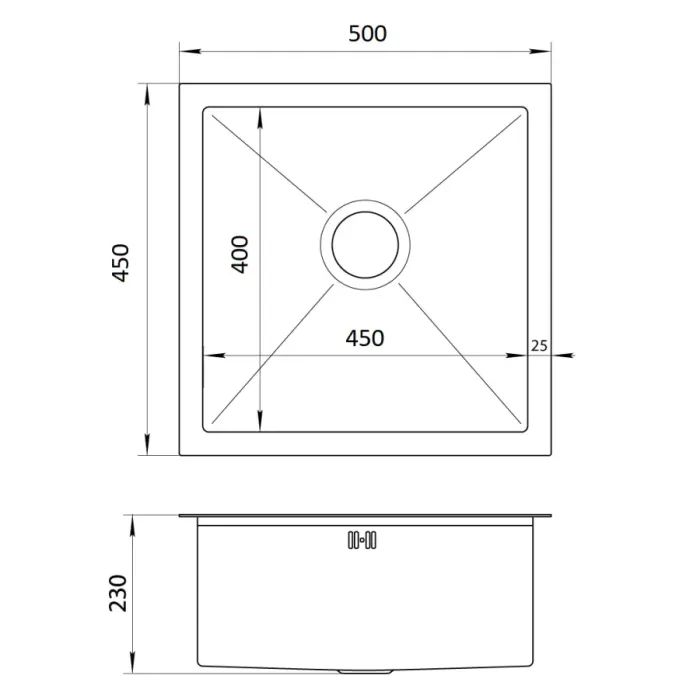 Мойка кухонная Nett NG-5045 изображение 6