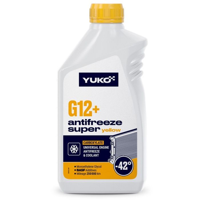 Антифриз Yuko -40 Super G12+ жовтий .5л (4823110403754)