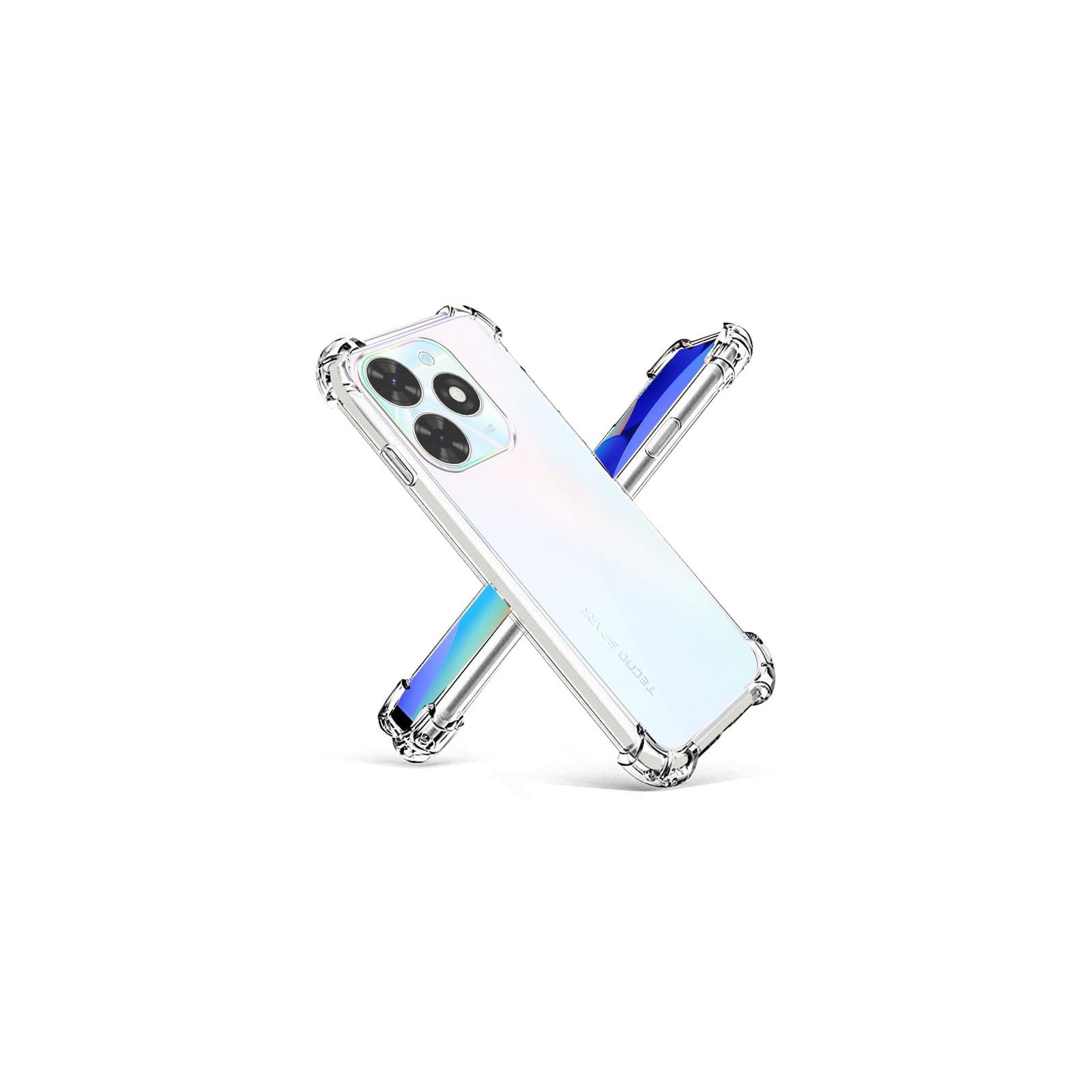 Чехол для мобильного телефона BeCover Anti-Shock Tecno Spark 20C (BG7n) Clear (710617)