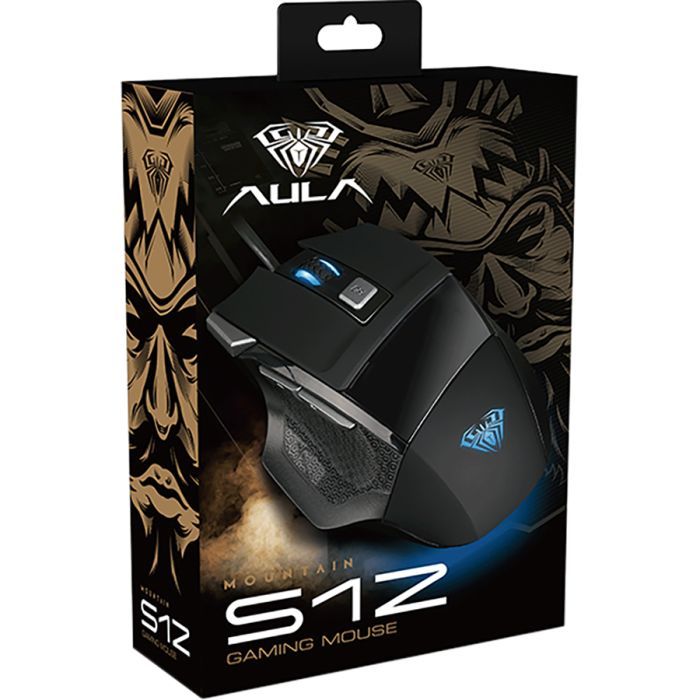 Мышка Aula S12 USB Black (S12) изображение 7