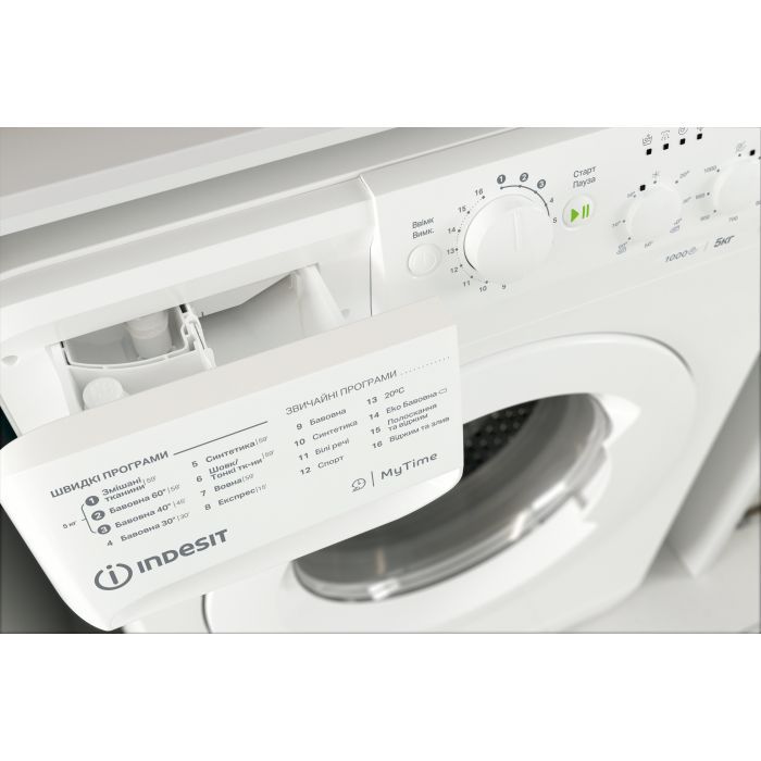 Пральна машина Indesit OMTWSC51052WUA зображення 6