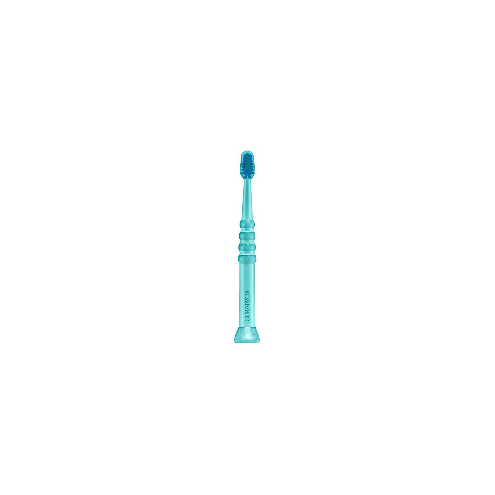 Детская зубная щетка Curaprox CS Baby з гумованою ручкою (0-4 років) Зелений / Синій (CS Baby-08) изображение 2