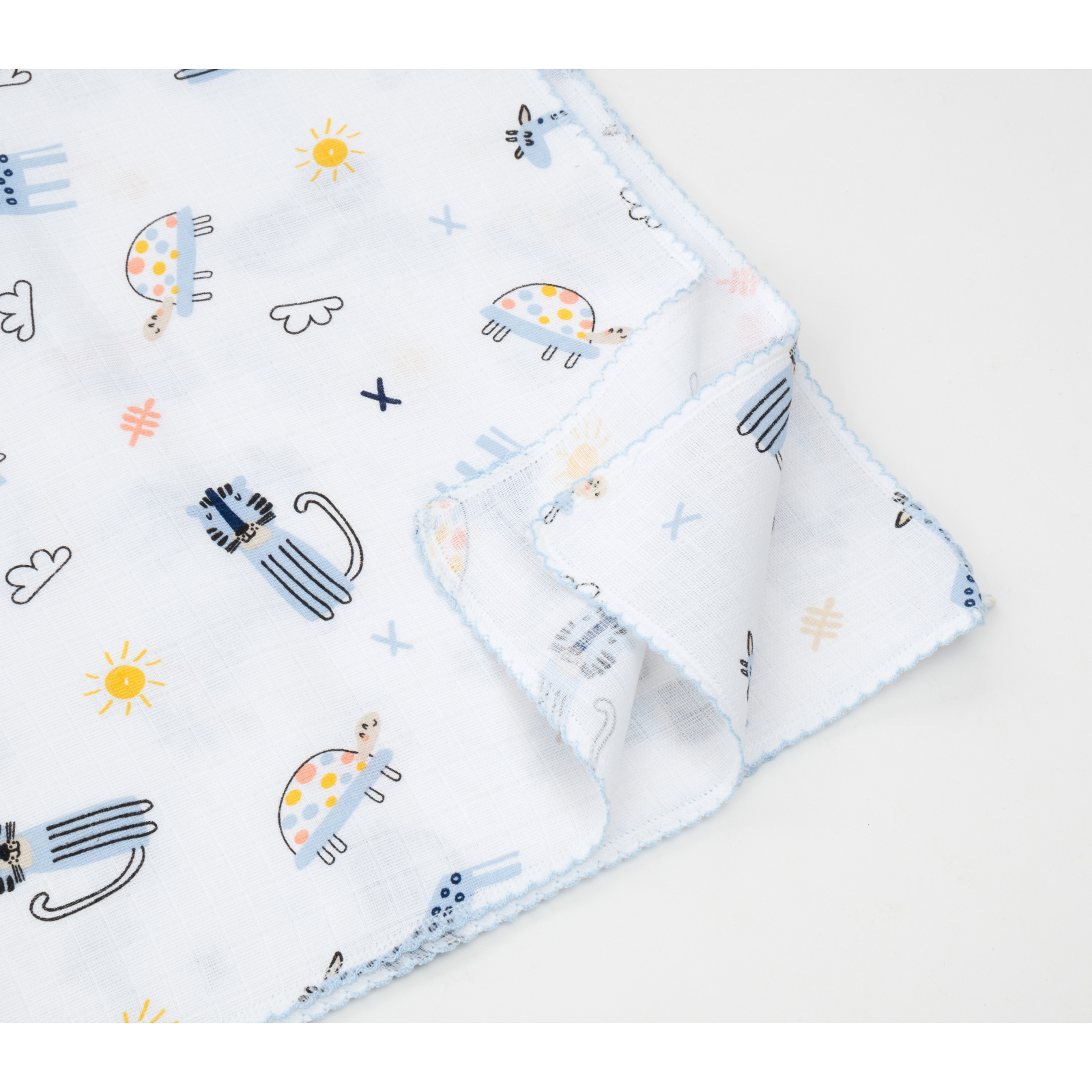 Пеленки для младенцев Breeze муслиновая (BTS-574-blue) изображение 2