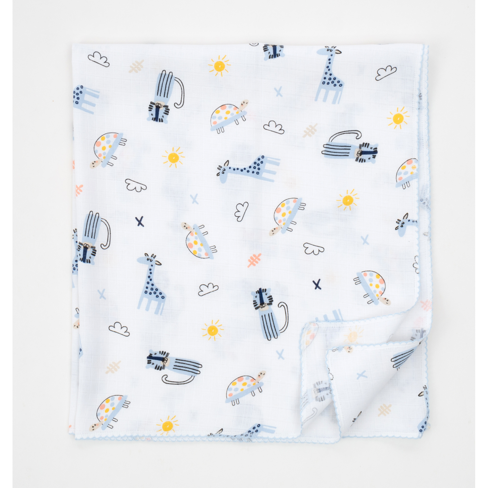 Пеленки для младенцев Breeze муслиновая (BTS-574-blue) изображение 3