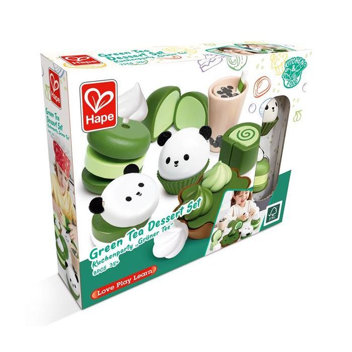 Ігровий набір Hape продукти Десерти із зеленого чаю (E3195)