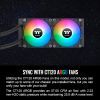 Система жидкостного охлаждения ThermalTake TH240 V2 ARGB Sync (CL-W361-PL12SW-A) изображение 11