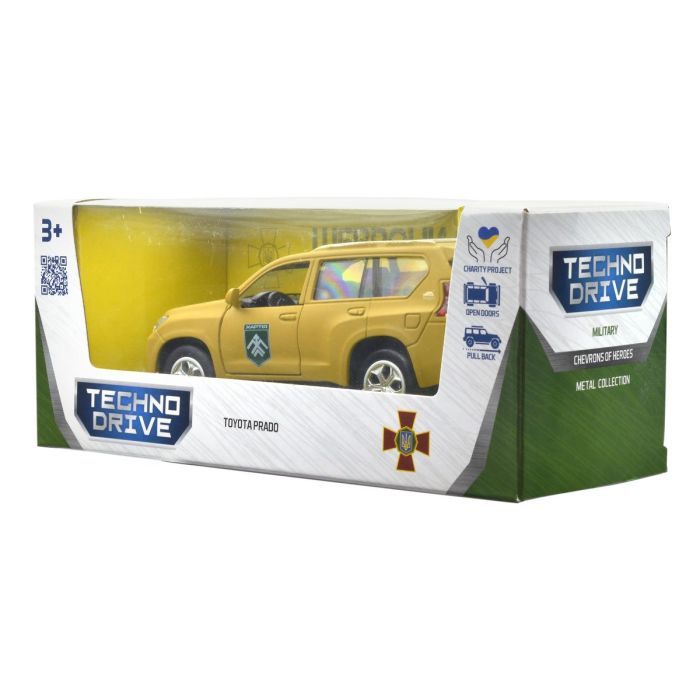 Машина TechnoDrive серии Шевроны Героев - Toyota Prado - Хартия (KM6188) изображение 5