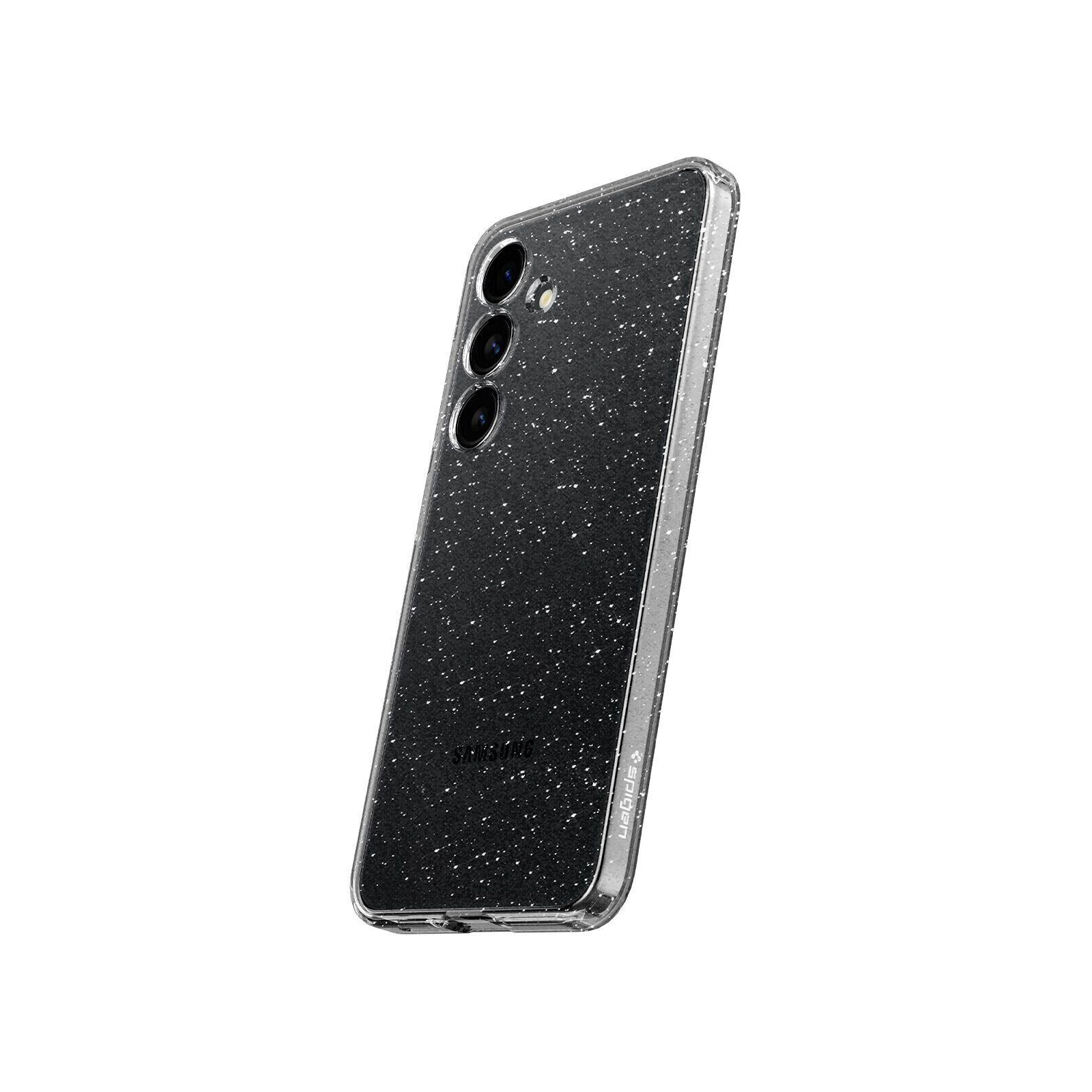 Чехол для мобильного телефона Spigen Samsung Galaxy S24, Liquid Crystal Glitter, Crystal Quartz (ACS07345) изображение 2