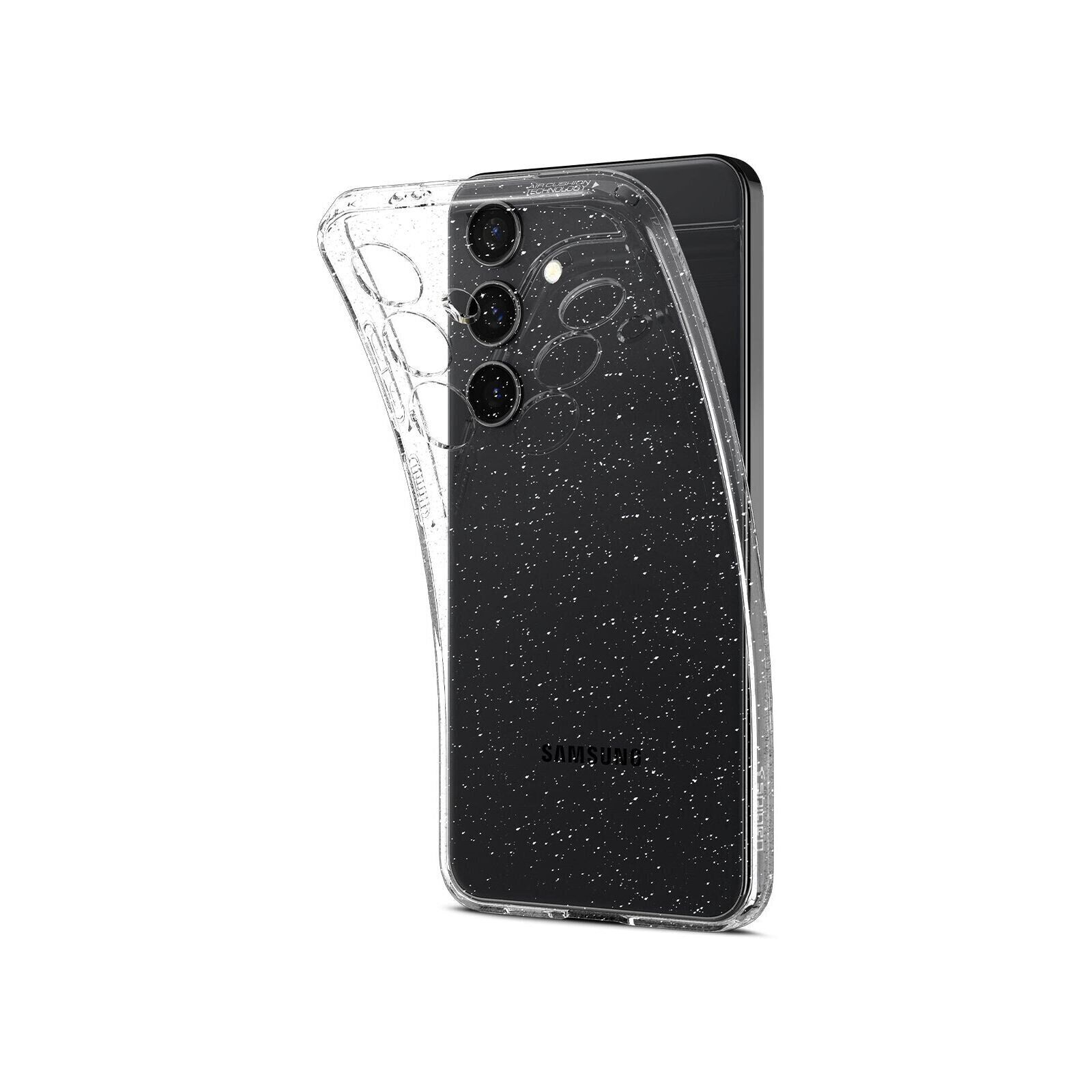 Чехол для мобильного телефона Spigen Samsung Galaxy S24, Liquid Crystal Glitter, Crystal Quartz (ACS07345) изображение 4