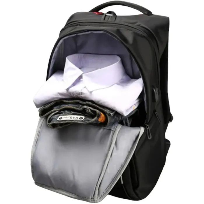 Рюкзак для ноутбука Tavialo 15.6" Smart TB20-1 black, 20л, 46х31х19см (TB20-124BL) изображение 5