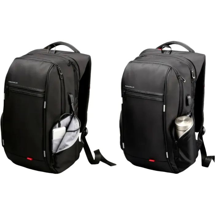 Рюкзак для ноутбука Tavialo 15.6" Smart TB20-1 black, 20л, 46х31х19см (TB20-124BL) изображение 6