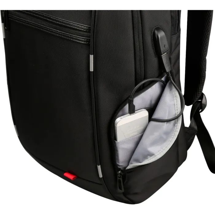 Рюкзак для ноутбука Tavialo 15.6" Smart TB20-1 black, 20л, 46х31х19см (TB20-124BL) изображение 9